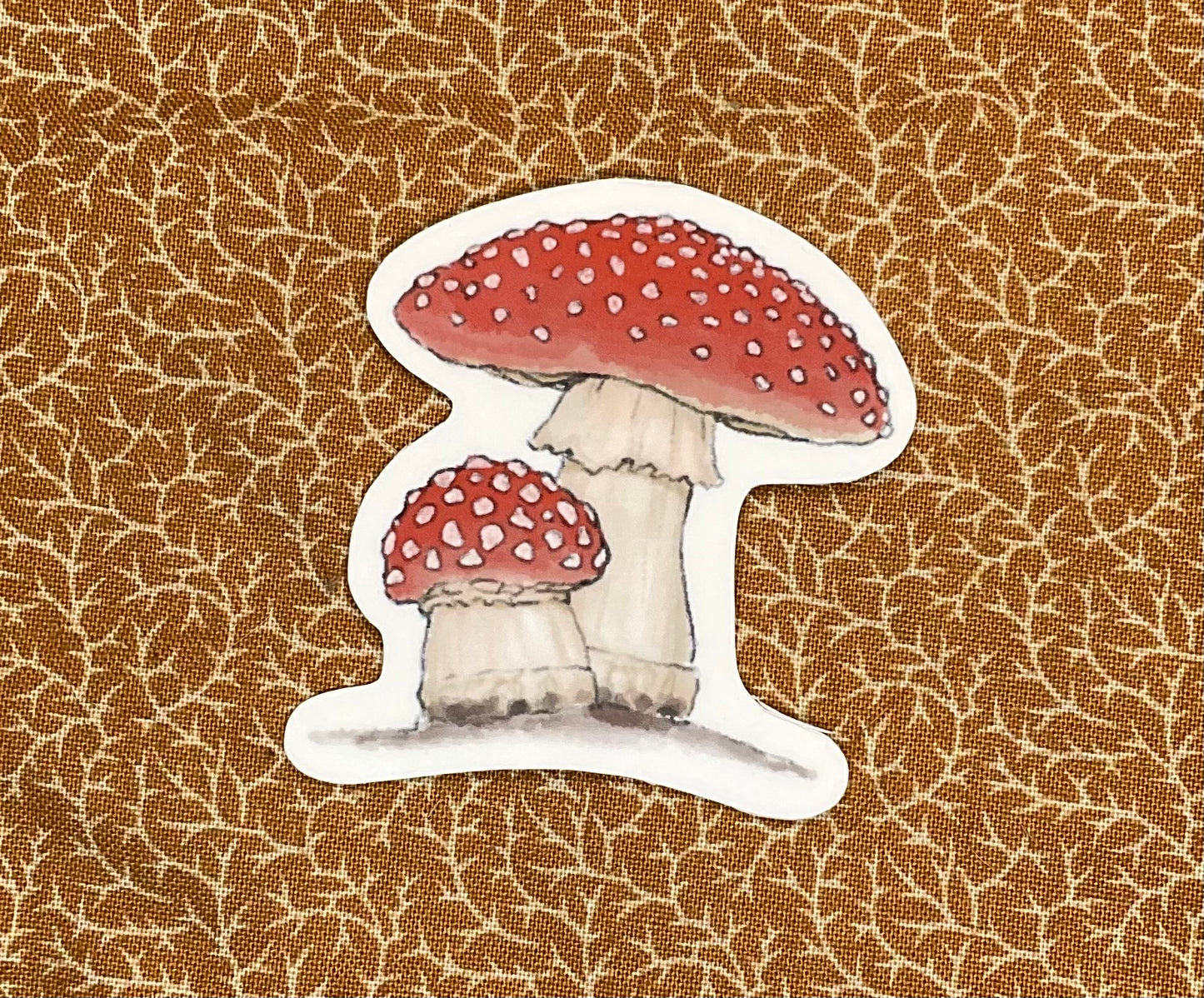 Amanita Mushroom Sticker
