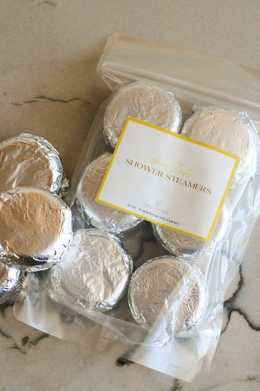 Lemon Zest Shower Steamer ~ Caron & Co ~ CFS