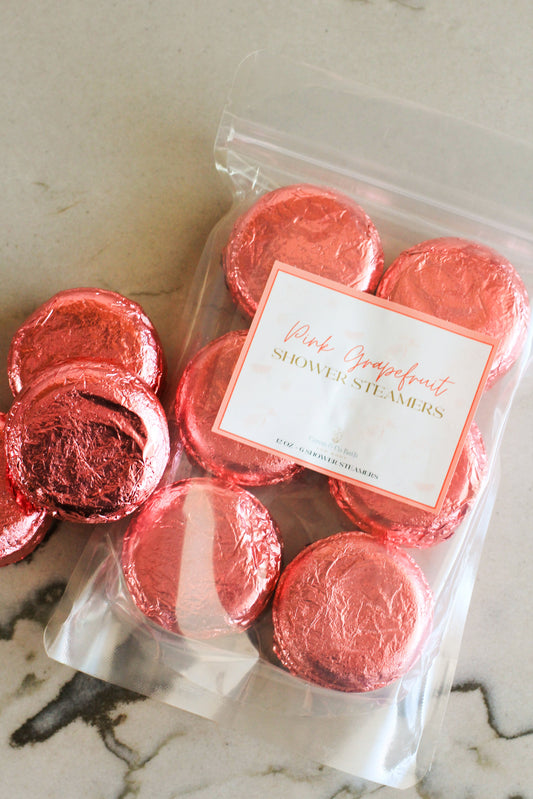 Pink Grapefruit Shower Steamer ~ Caron & Co ~ STV