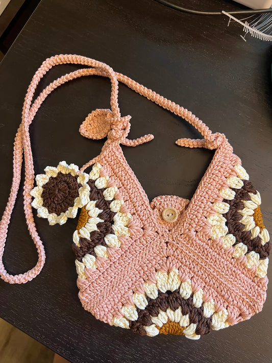 Granny square handbag