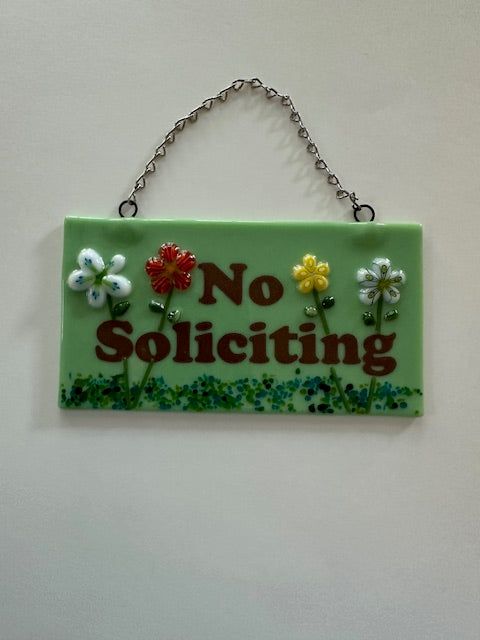 Suncatcher - No Soliciting