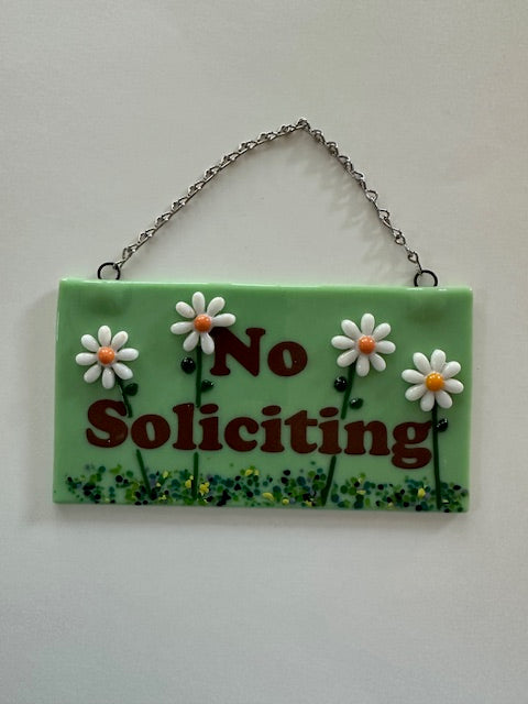 Suncatcher - No Soliciting