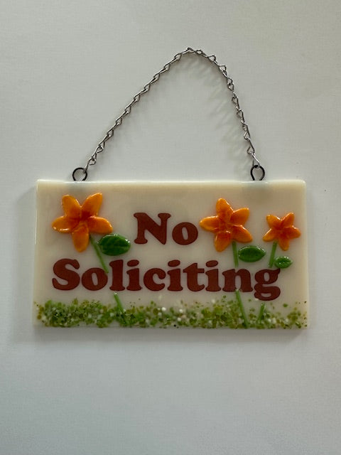Suncatcher - No Soliciting