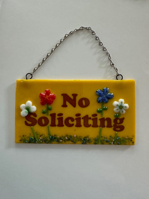 Suncatcher - No Soliciting