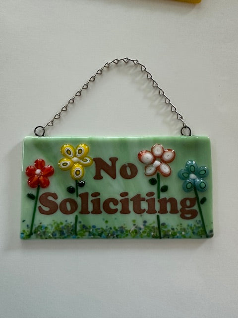 Suncatcher - No Soliciting