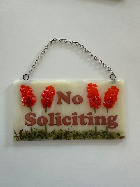 Suncatcher - No Soliciting