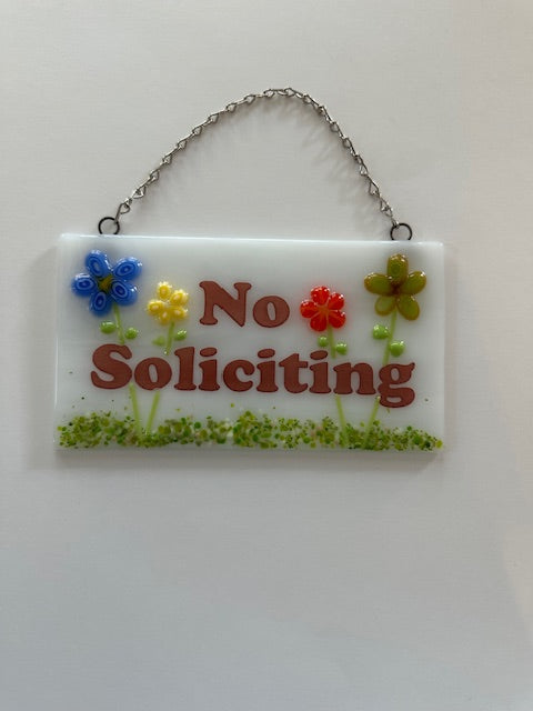 Suncatcher - No Soliciting
