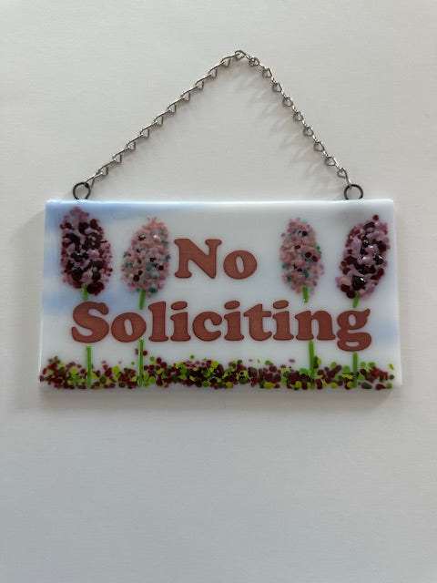 Suncatcher - No Soliciting