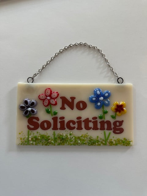 Suncatcher - No Soliciting