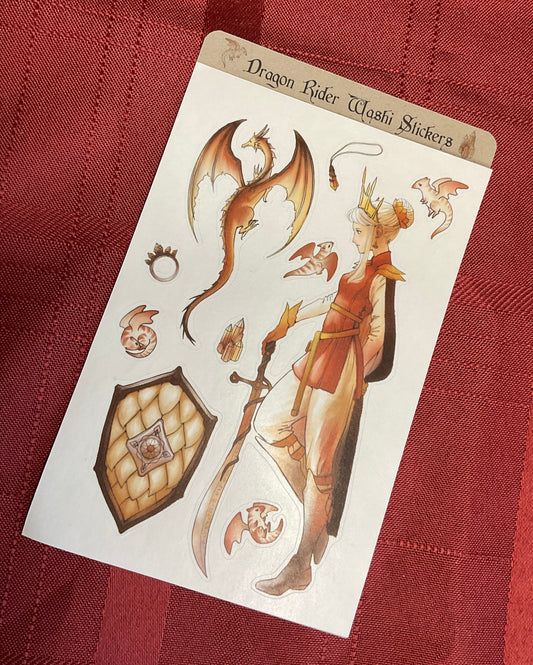 Dragon Rider Journaling Stickers