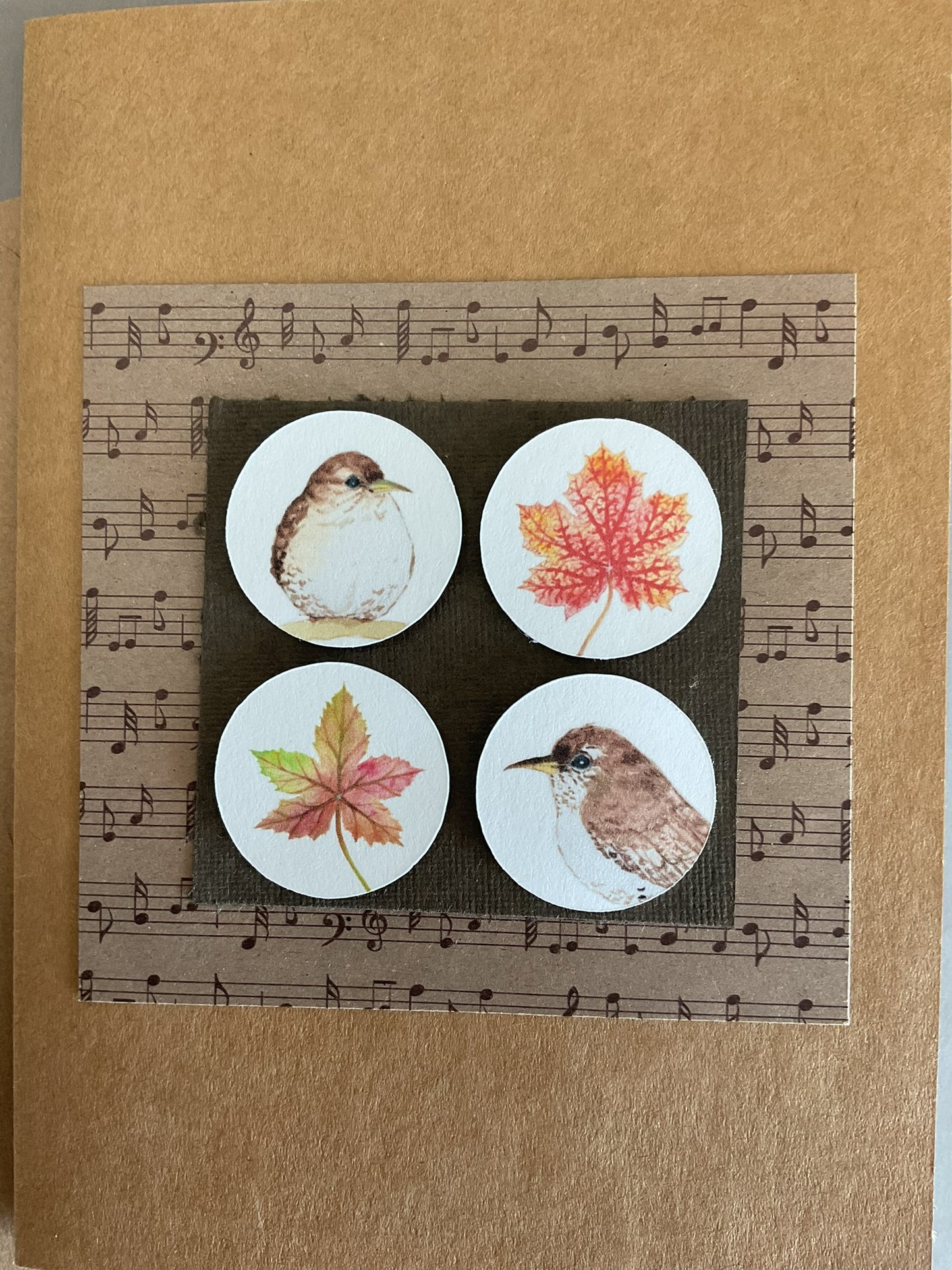 Autumn Music Greeting Card