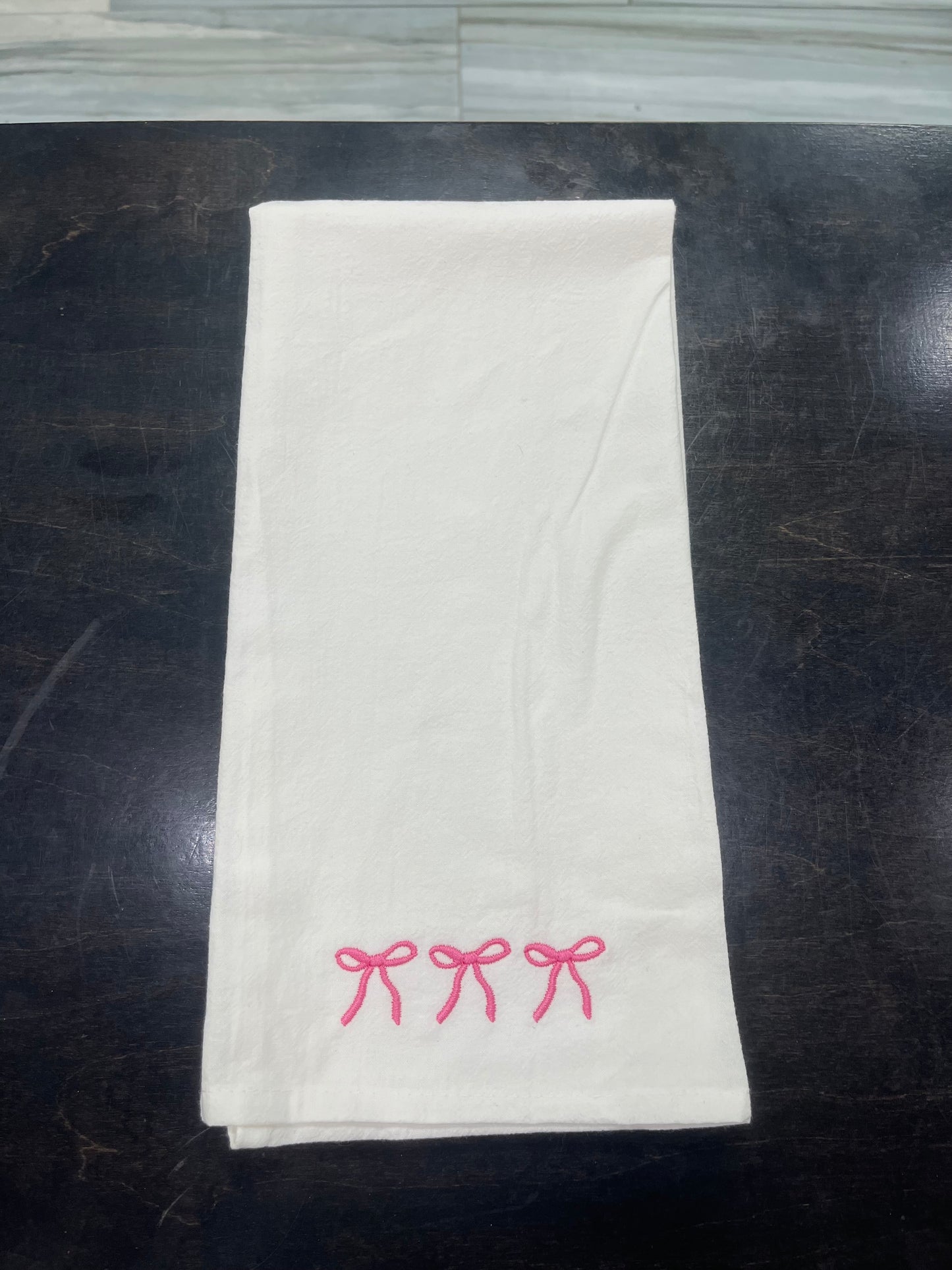 3 bows dish towel - BKOClothing.co