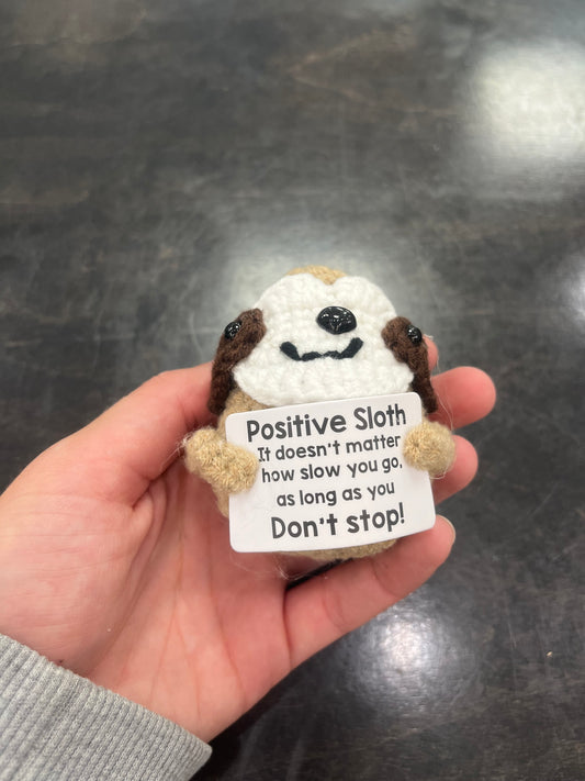 Sloth Positive Saying - BKOClothing.co