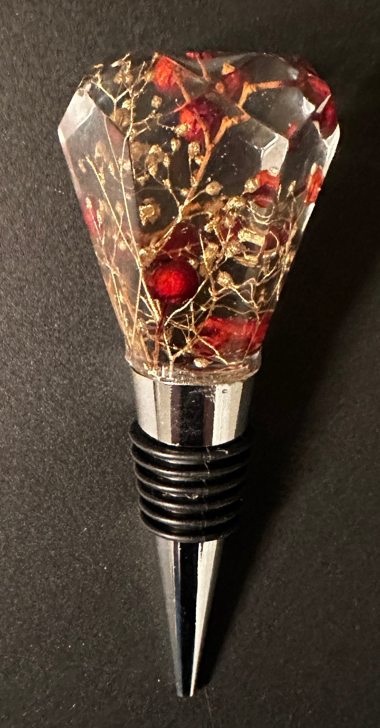 Berry Bottle Stopper - Janine’s Resin Creations