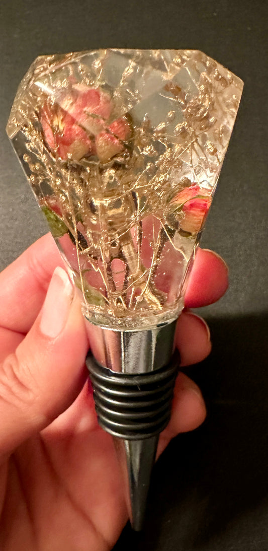 Mini Rose Bottle Stopper