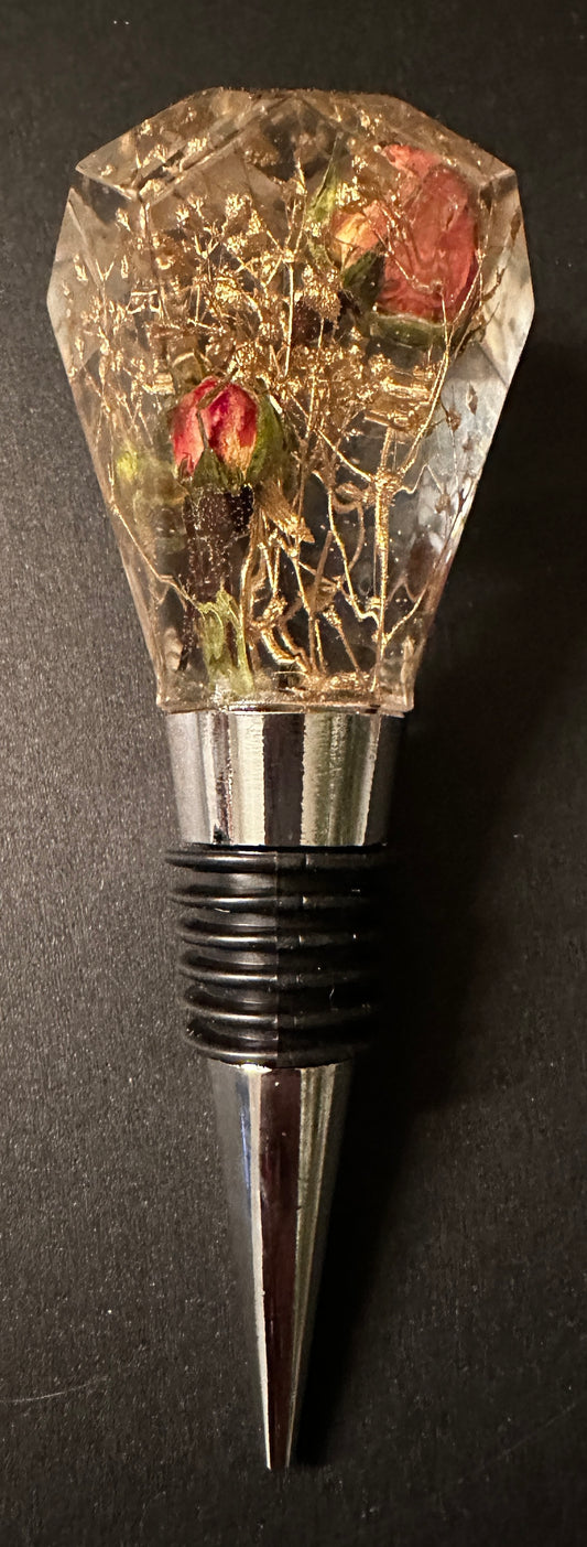 Mini Rose Bottle Stopper