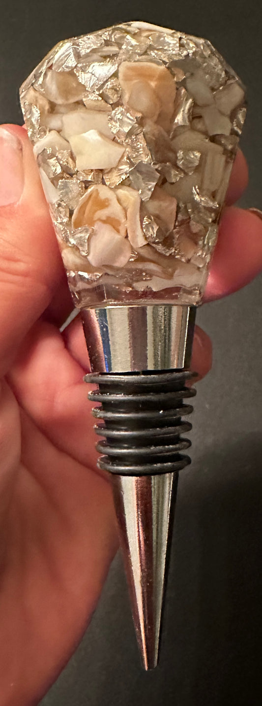 Crushed Shells Bottle Stopper