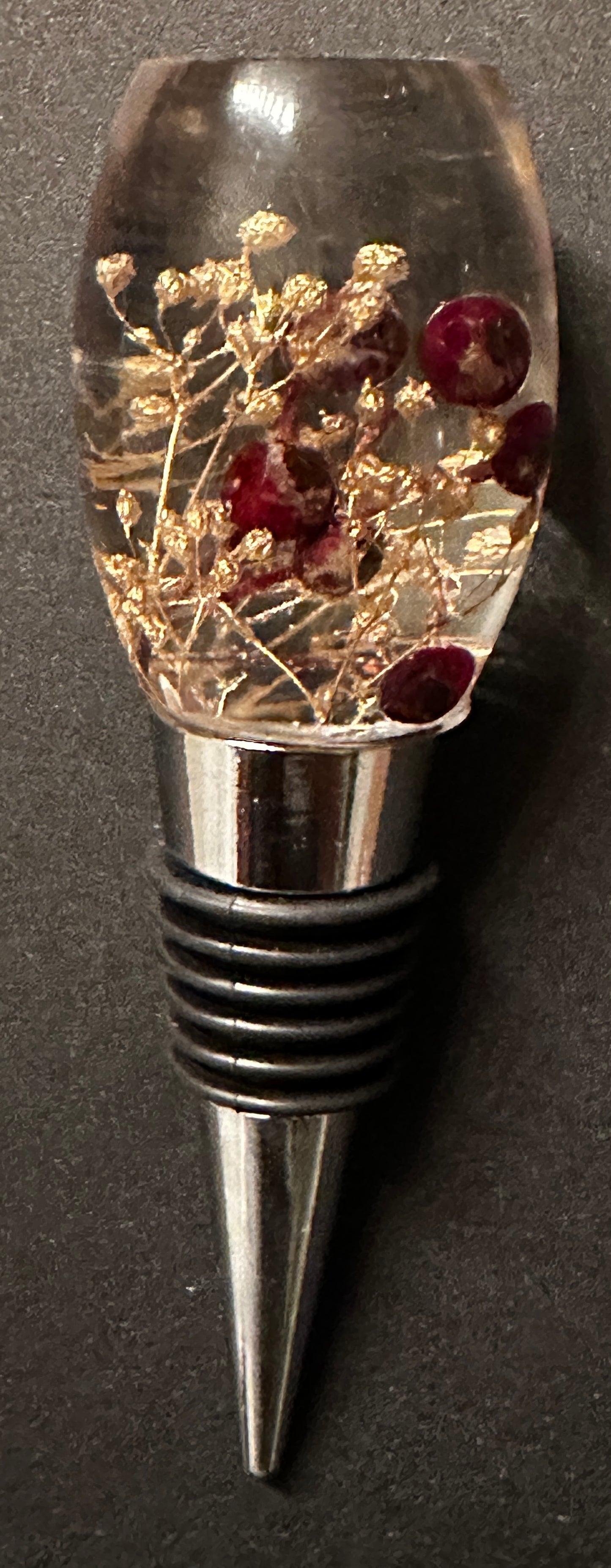 Red Berry Bottle Stopper