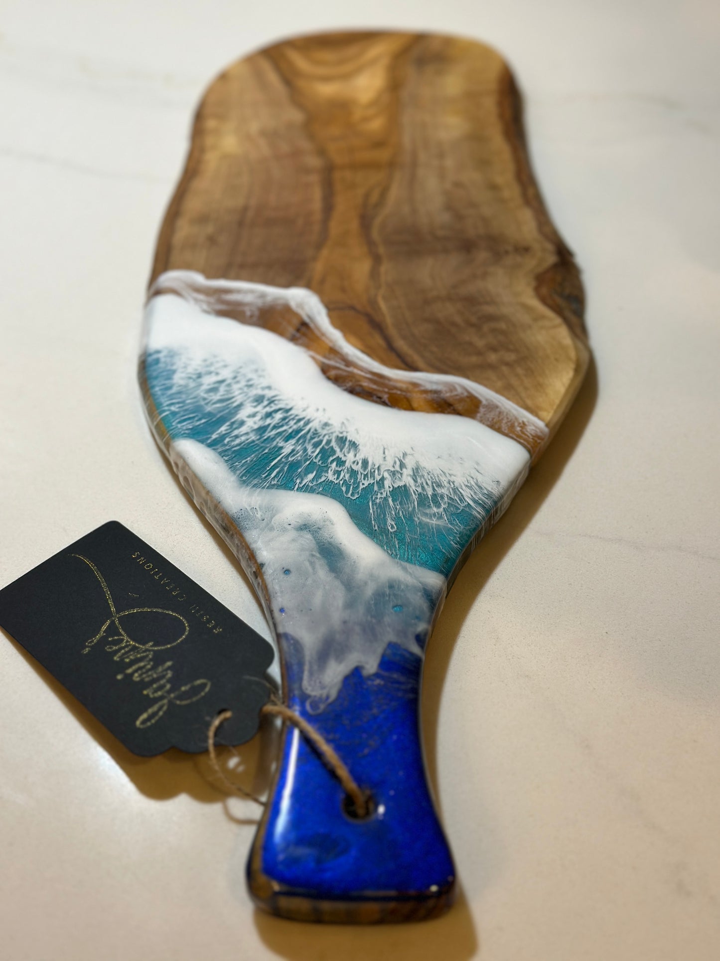 Olive Blue Waves Charcuterie