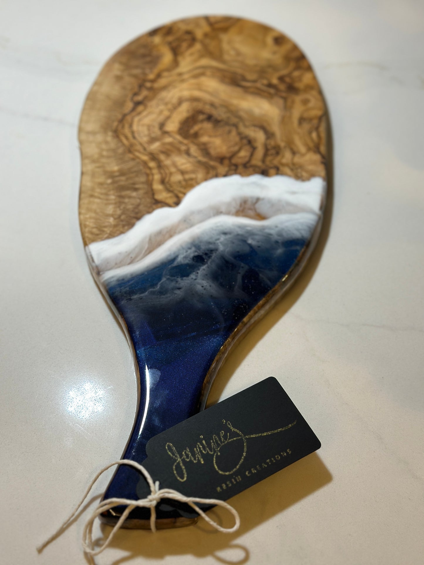 Olive Blue Waves Charcuterie