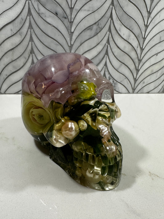 Purple carnation Skull LG- STV