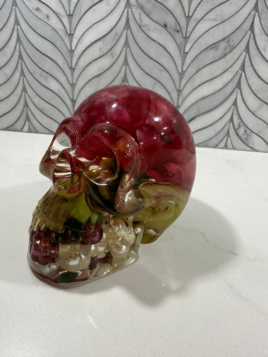 Pink carnation Skull LG- STV