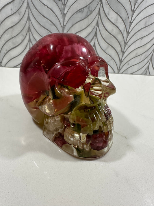 Pink carnation Skull LG- STV