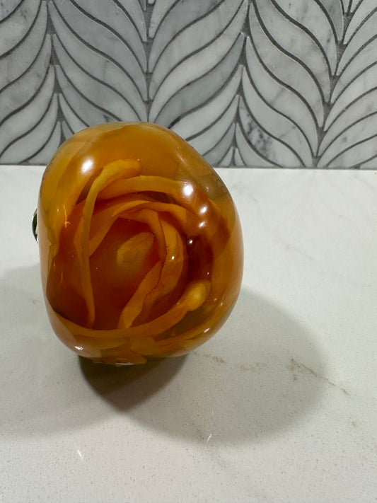 Peach Rose Skull SM- STV