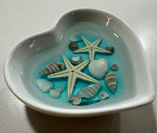Sm Heart Dish Blue-CH