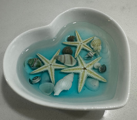 Sm Heart Dish Blue-STV