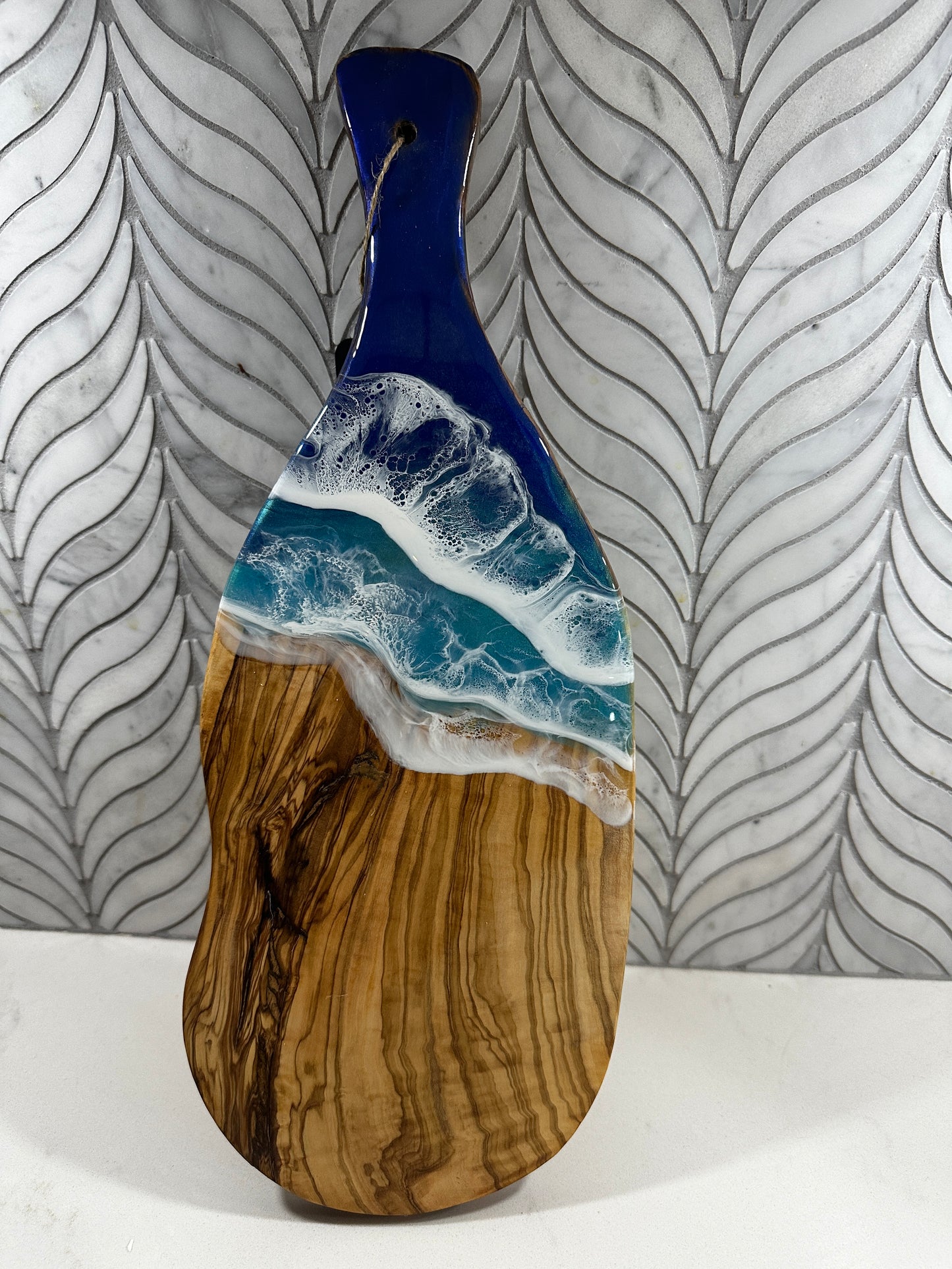 Blue Waves Olive Board-ST