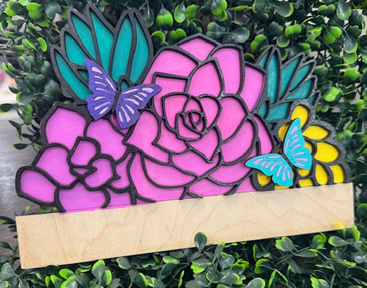 Interchangeable Insert - Spring Florals - (10.5") - STV