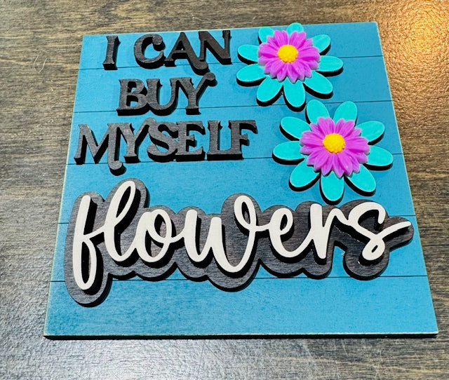Leaning Frame Insert 4.25" (Floral) - STV
