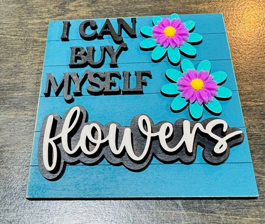Leaning Frame Insert 4.25" (Floral) - STV