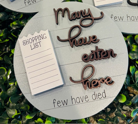 Magnetic Insert - Many Have Eaten Here - STV