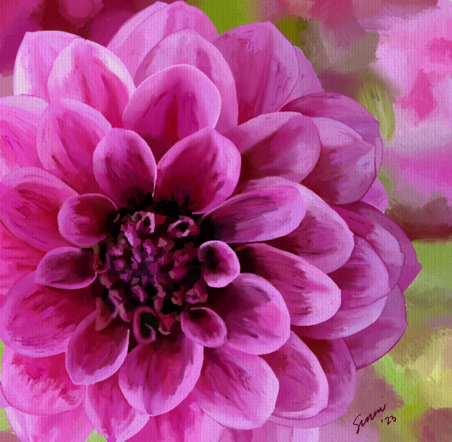 Dahlia - Sunni Kuraoka Art