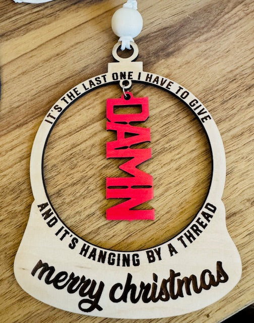 Sassy Christmas Ornaments - STV