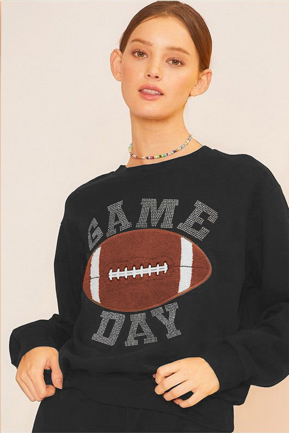 GAME DAY Football Graphic Pullover and Shorts Set | JB Boutique|