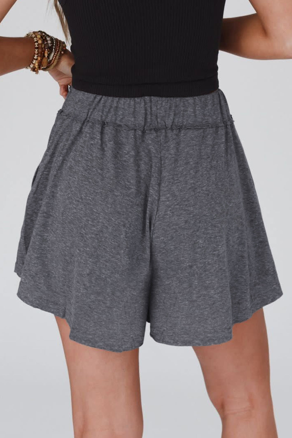 Elastic Waist Culotte Shorts| JB Boutique