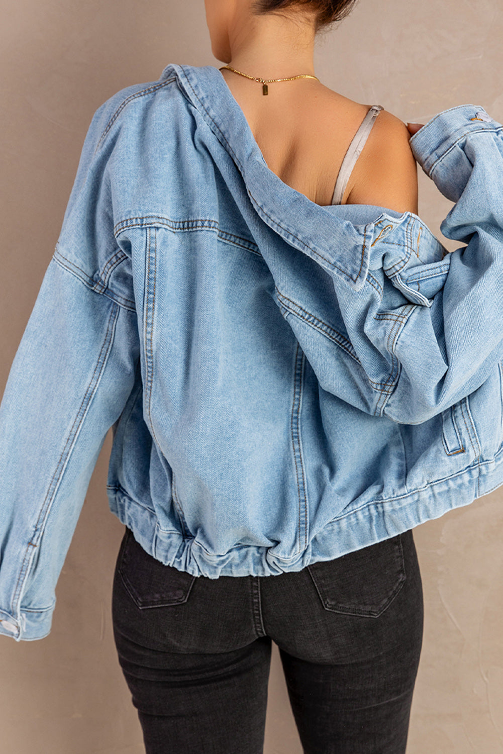 Acid Washed Denim Jacket | JB Boutique |