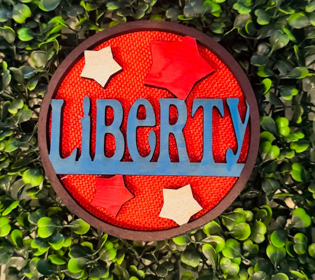 Magnetic Insert 4.5" 4th of July Liberty - STV