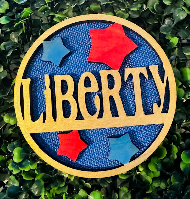 Magnetic Insert 4.5" 4th of July Liberty - STV