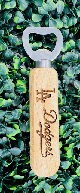 Wood Bottle Opener - Baseball - Burlapitup - CHD