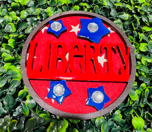Magnetic Insert 4.5" 4th of July Liberty - STV