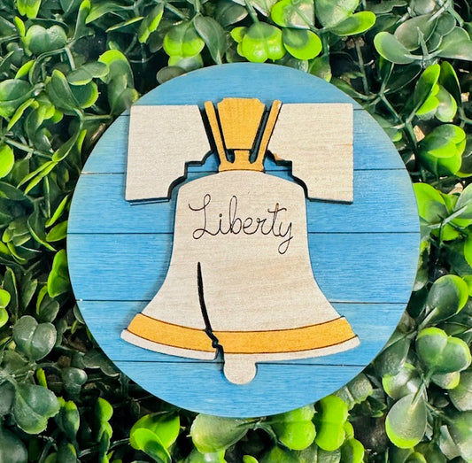 Magnetic Insert 4th of July Liberty Bell - STV