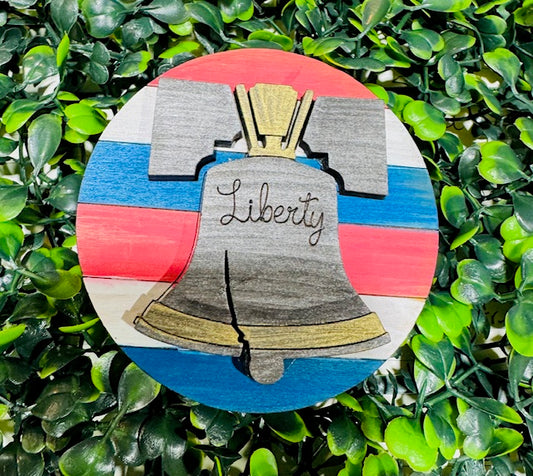 Magnetic Insert 4th of July Liberty Bell - STV