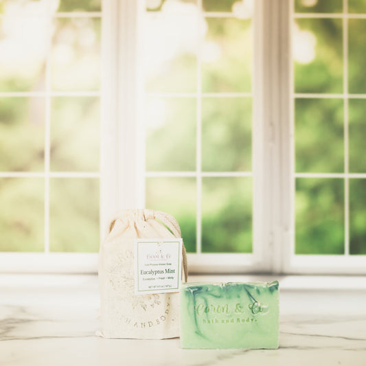 Eucalyptus Mint Cold Process Soap ~ Caron & Co ~ CFS
