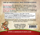 Carmie's Kitchen - Manana Mexican Dip & Cheeseball Mix - STV