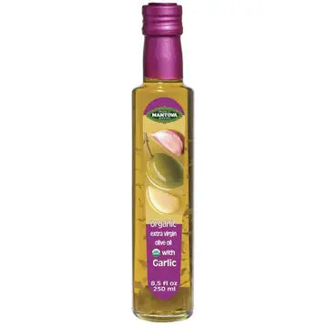 Mantova Organic Garlic Extra Virgin Olive Oil, 8.5 Fl. oz. - Arizona Pasta Pasta