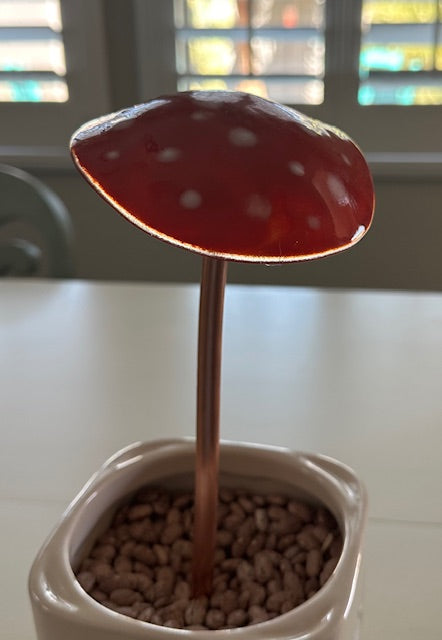 Plant Stake - Mushroom 5 inch